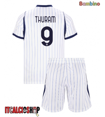 Inter Milan Marcus Thuram #9 Seconda Maglia Bambino 2026-27 Manica Corta (+ Pantaloni corti)